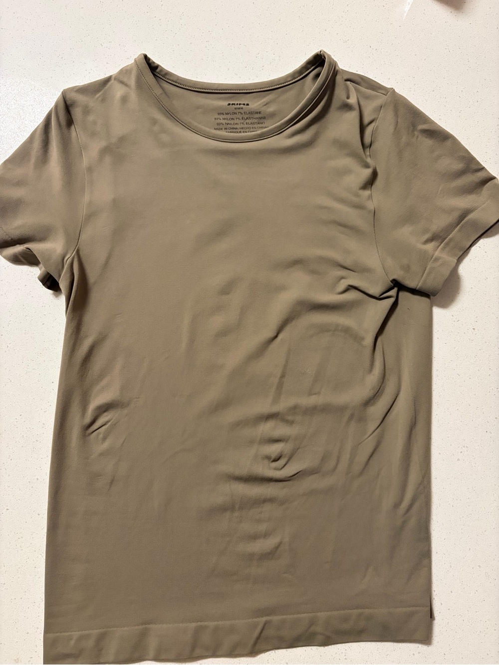 Skims Short-Sleeve Top - Olive